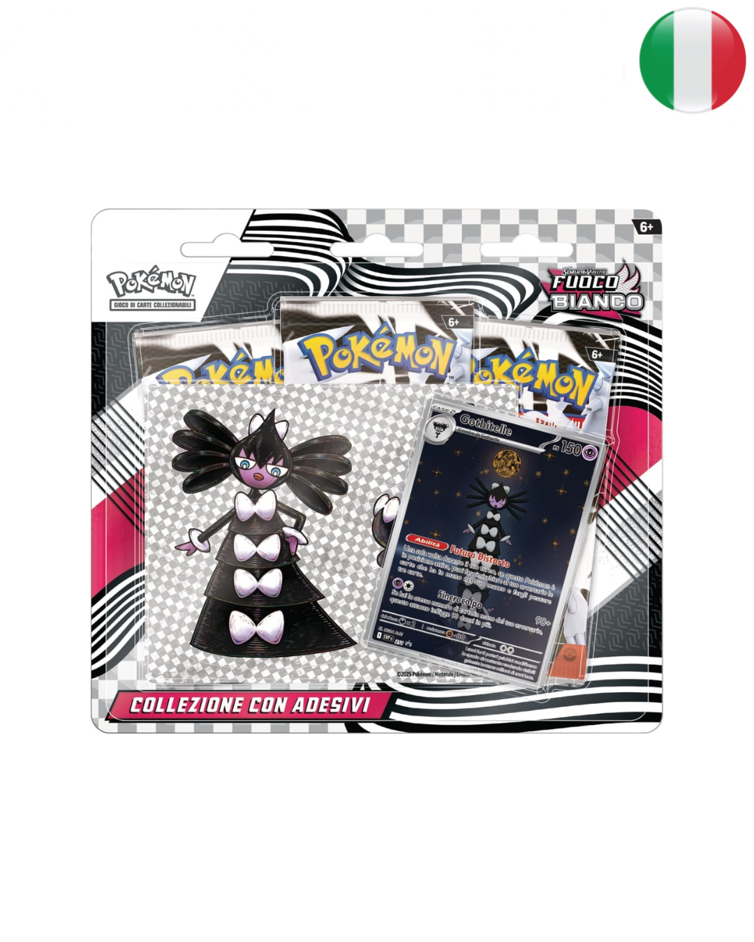 Collezione con Adesivi Gothitelle - Fuoco Bianco (IT)