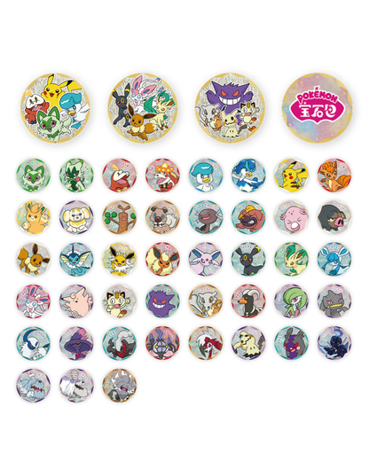Display 12 Gem Pack Badge Set (CN)